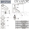Bristan Design Utility Lever Basin Taps Spares